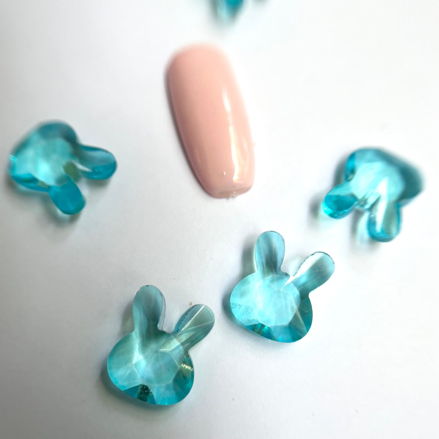 Strass: bunny clear blue (5 pcs)