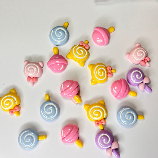 Big Lollipop (10pcs) - Bling charm bar