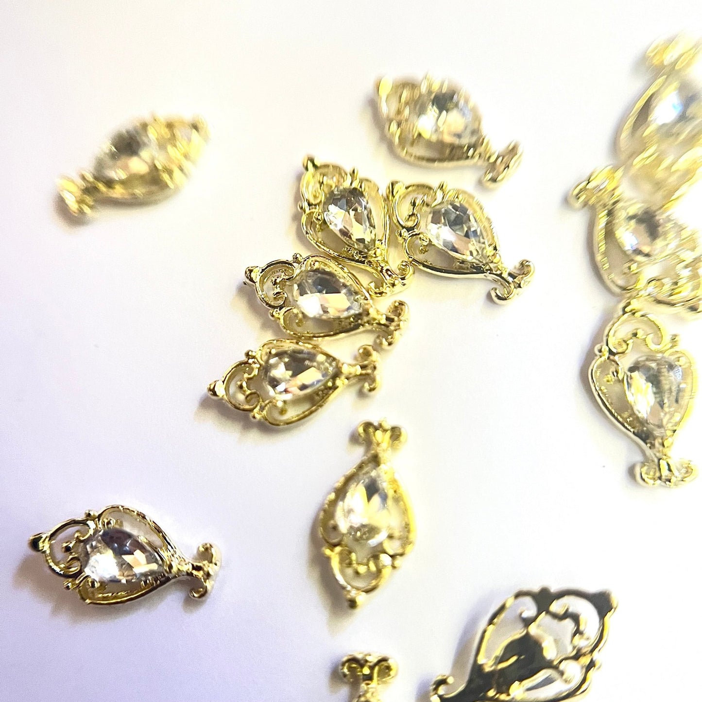 Gold ornement (10 pcs) - Bling charm bar