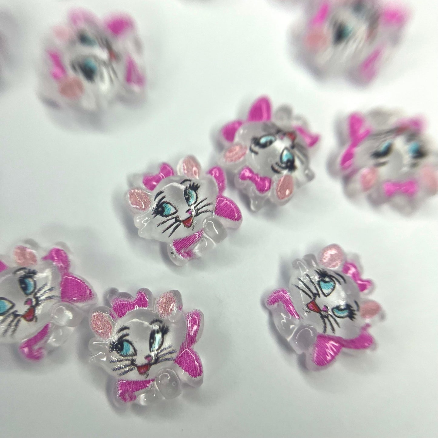 Marie des aristochats 🎀 10 pcs - Bling charm bar