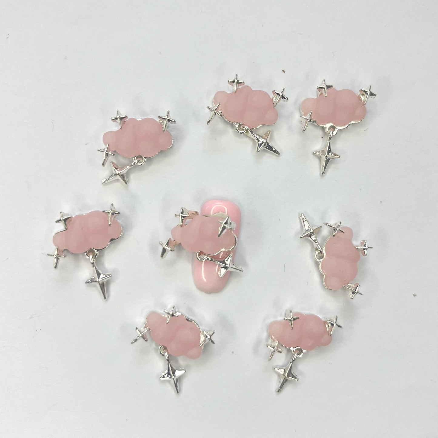 Métal cloud (6pcs) - Bling charm bar