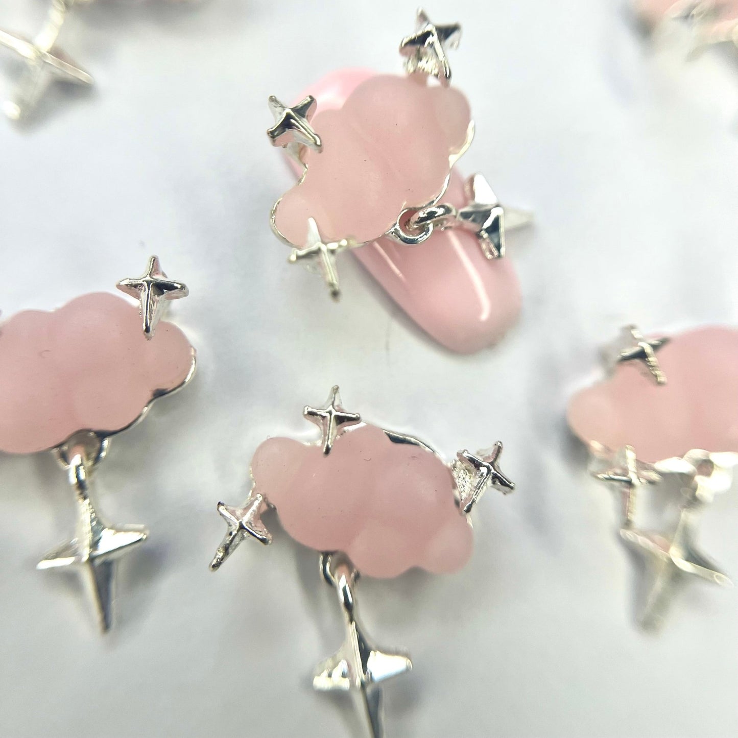 Métal cloud (6pcs) - Bling charm bar