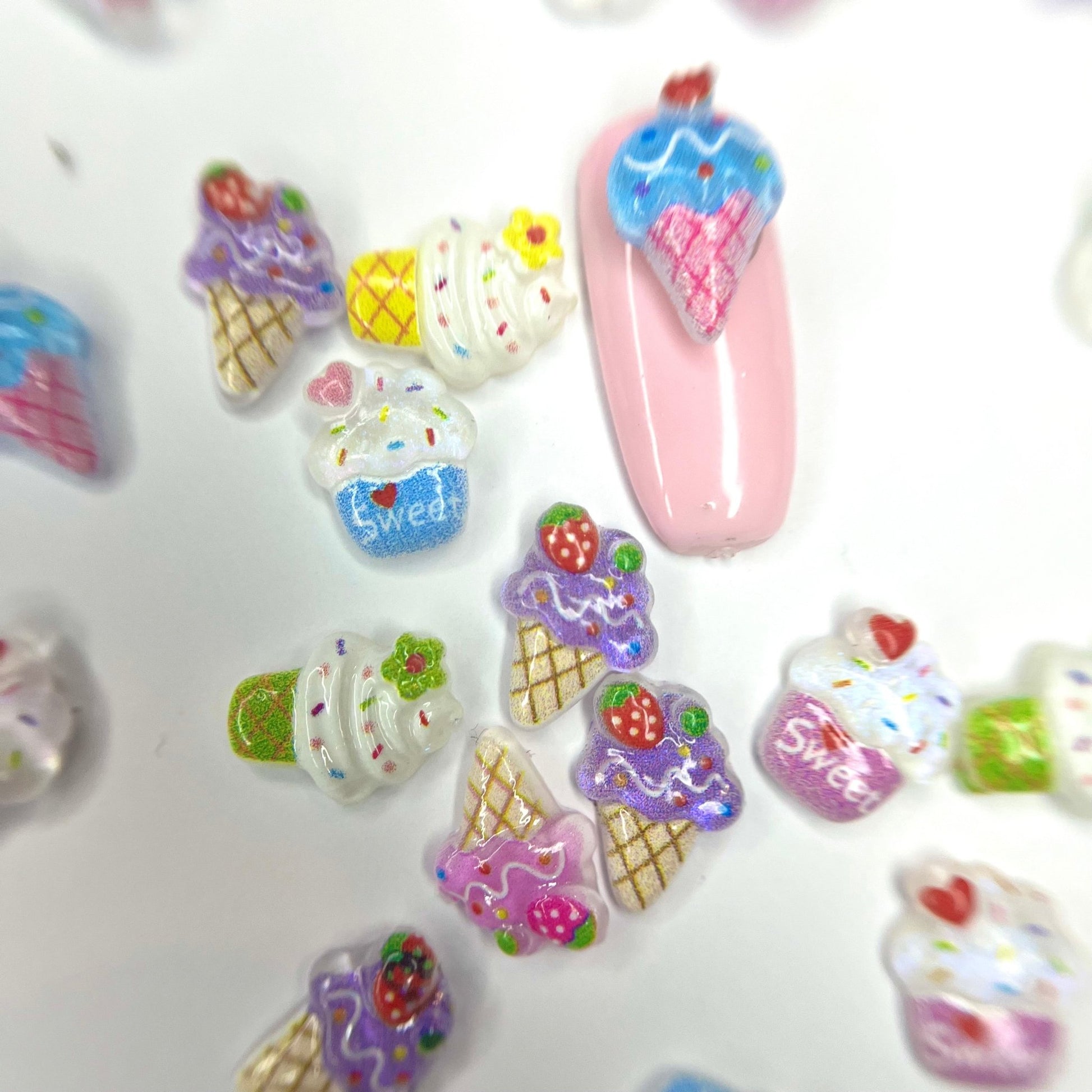 Mix glace & cupcakes - Bling charm bar