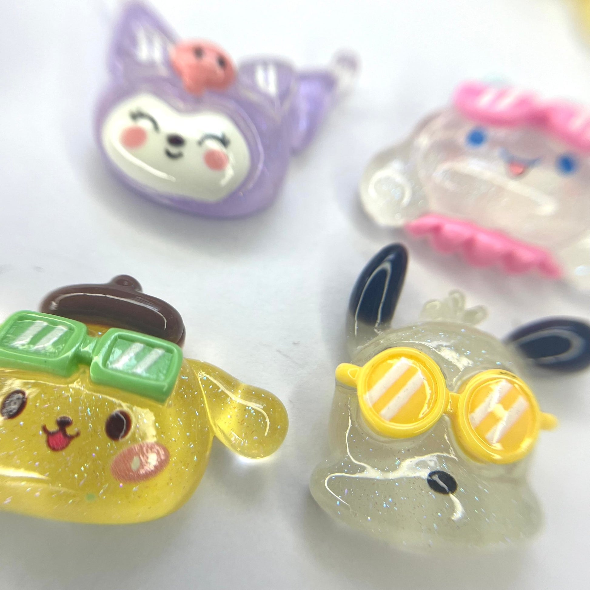 Mix sanrio lunettes 👓 (6pcs) - Bling charm bar