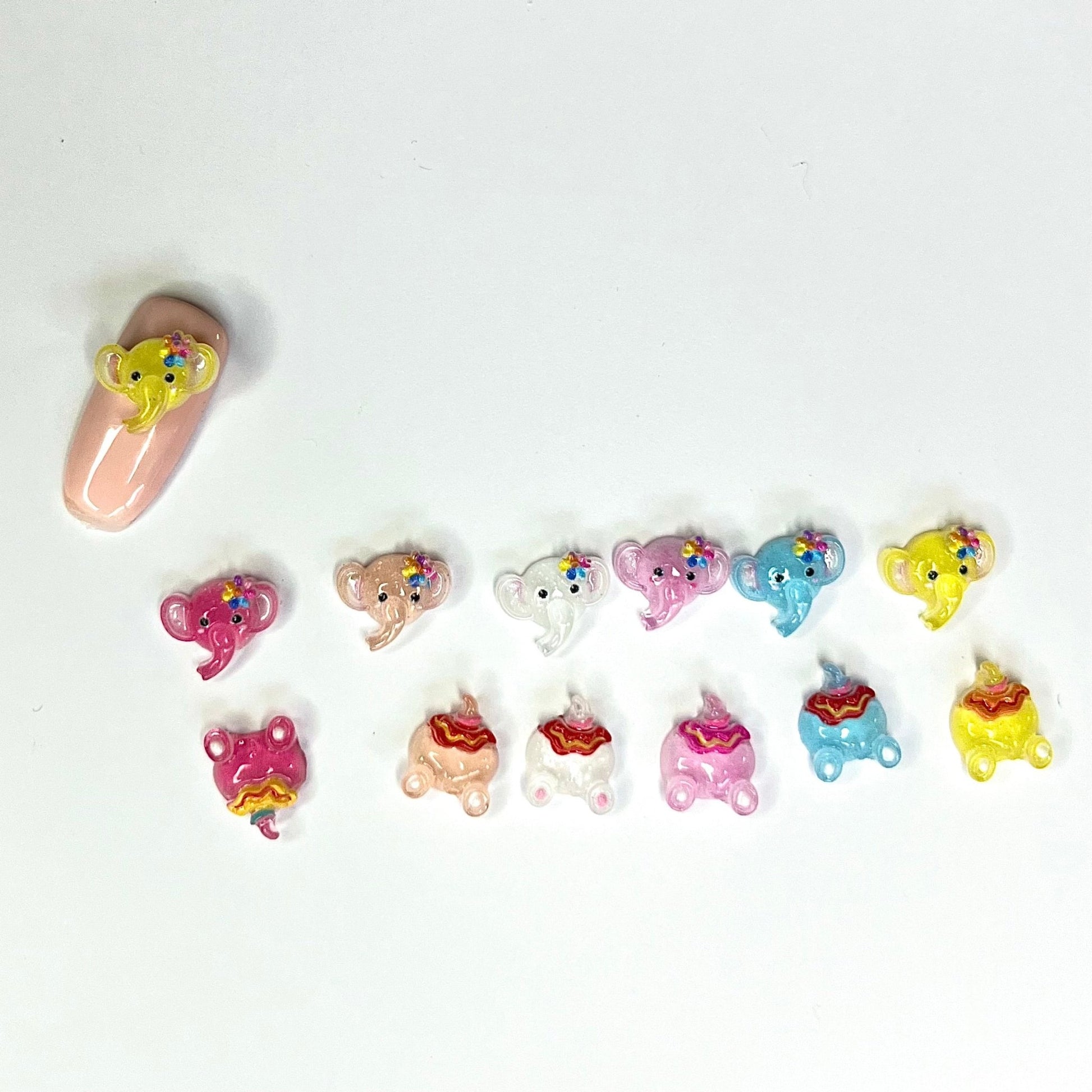 Mix Éléphant 🐘 10 pcs - Bling charm bar