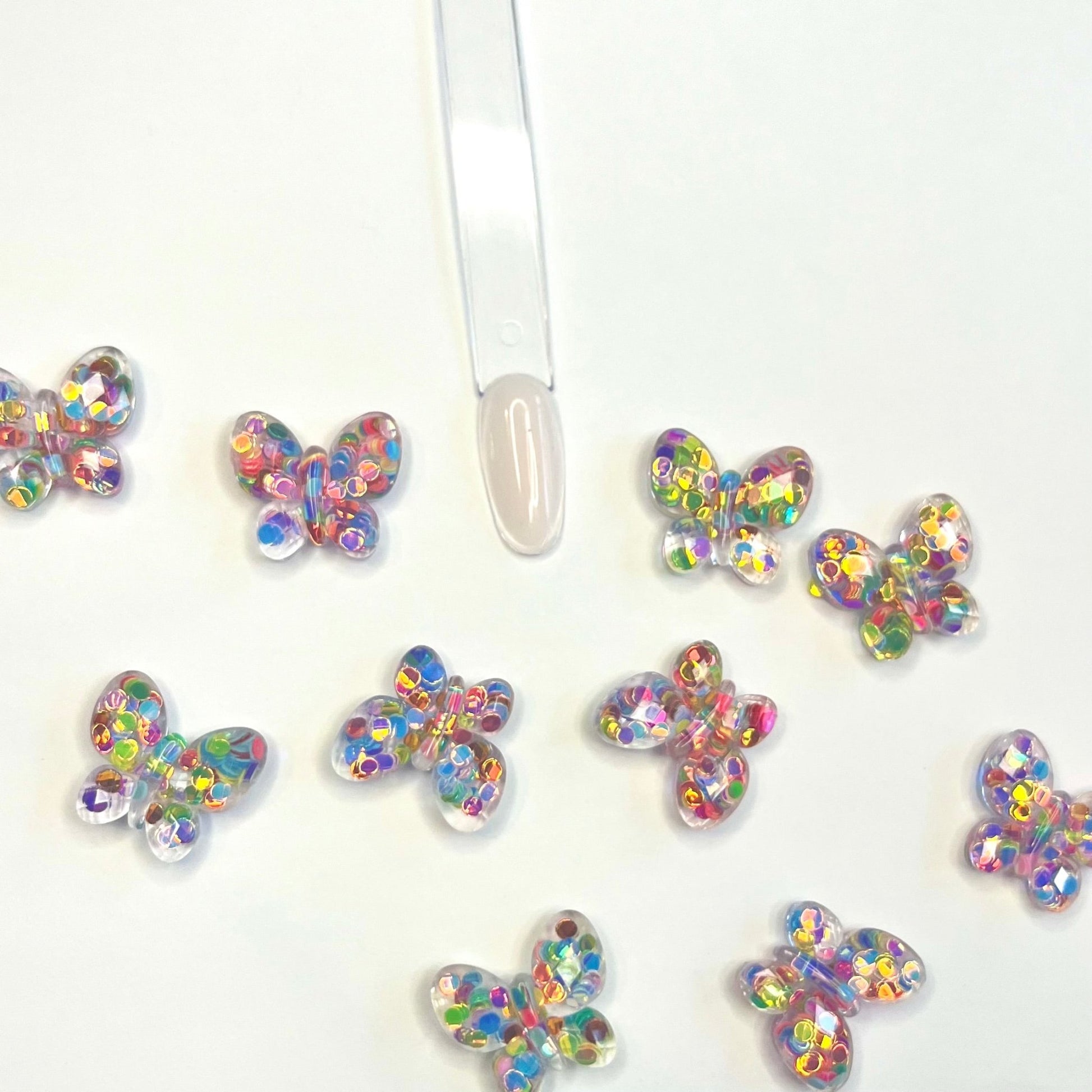 Papillons sequins 4 pcs - Bling charm bar